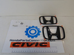 2021 Honda Civic - Exterior Trim Emblem Kit H-Mark & Civic