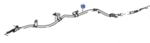WIRE B, Left side . PARKING BRAKE