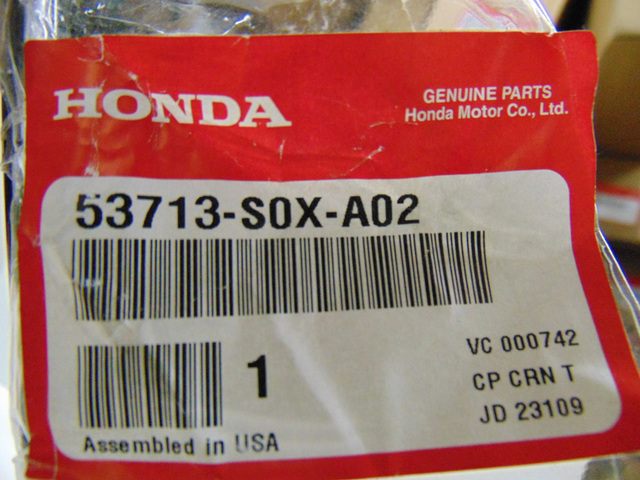フリーザー483 53713-S0X-A02 - Genuine Honda Hose, Power Steering Feed