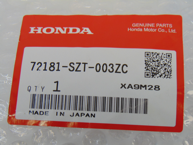 72181-SZT-003ZC - 2011-2015 Honda CR-Z - Handle Assembly L Front