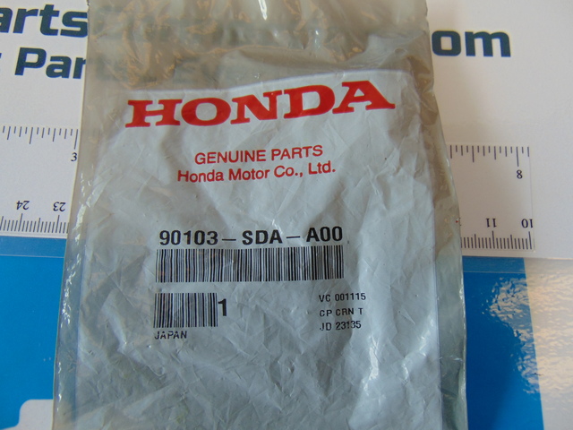 90103-SDA-A00 - Bumper Cover Screw - 2005-2015 Honda | Genuine Honda Parts