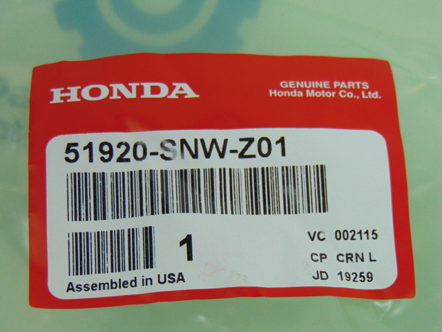 shue様　0219-01 51920-SNW-Z01 - 2012 Honda Civic - Rubber Front Shock