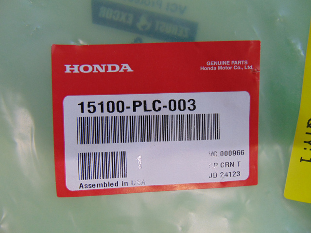 車のパーツ HONDA 15100-PLC-003 - Pump Assembly Oil (Yamada) - 2001-2005 Honda Civic