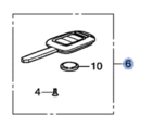 2018-2021 Honda Civic - Key Immobilizer & Keyless (Blank)