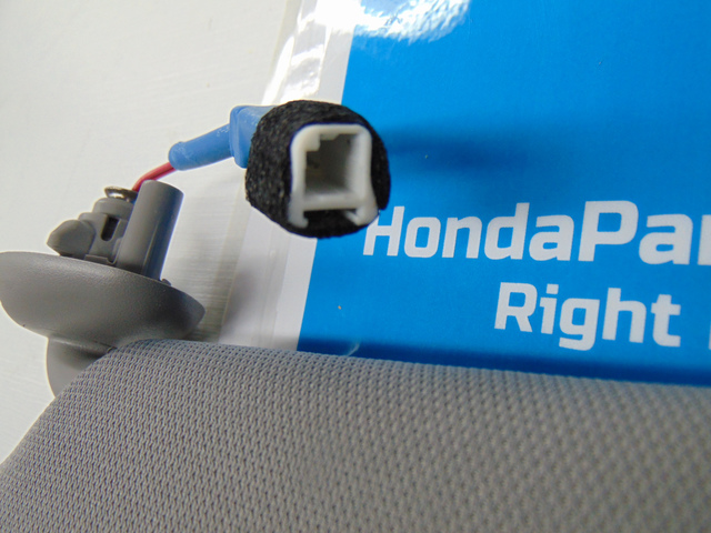thumbnail image 2 of Left Driver Side Sun Visor For 2013-2017 Honda Accord | Gray 83280-T2F-A52ZB 2 of 6