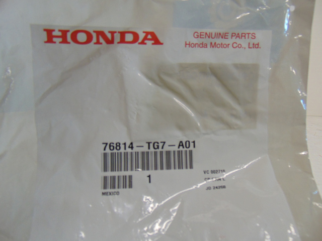 76814-TG7-A01 - 2016-2022 Honda - Tube A Front | Genuine Honda Parts