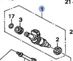 1996-2000 Honda - Injector Set Fuel