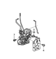 Honda Element - Lock latch Assembly Left Front Door
