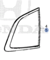 2023-2025 Honda CR-V - Quarter Glass