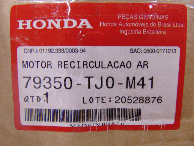 79350-TJ0-M41 - Motor Assembly Fresh/Recirculating - 2010-2016