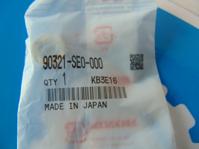 90321-SE0-000 - Nut Ball Pin (Upper) (10MM) - 1997-2015 Honda