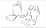 2016-2022 Honda Pilot - Seat Cover 2nd Row