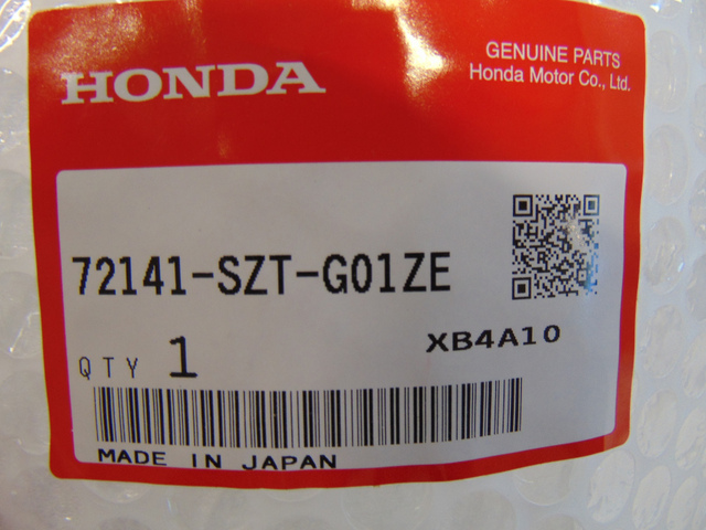 72141-SZT-G01ZE - 2011-2015 Honda CR-Z - Handle Assembly R Front