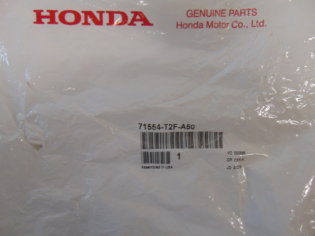 71554-T2F-A50 - 2016-2017 Honda Accord - Cover L Finisher