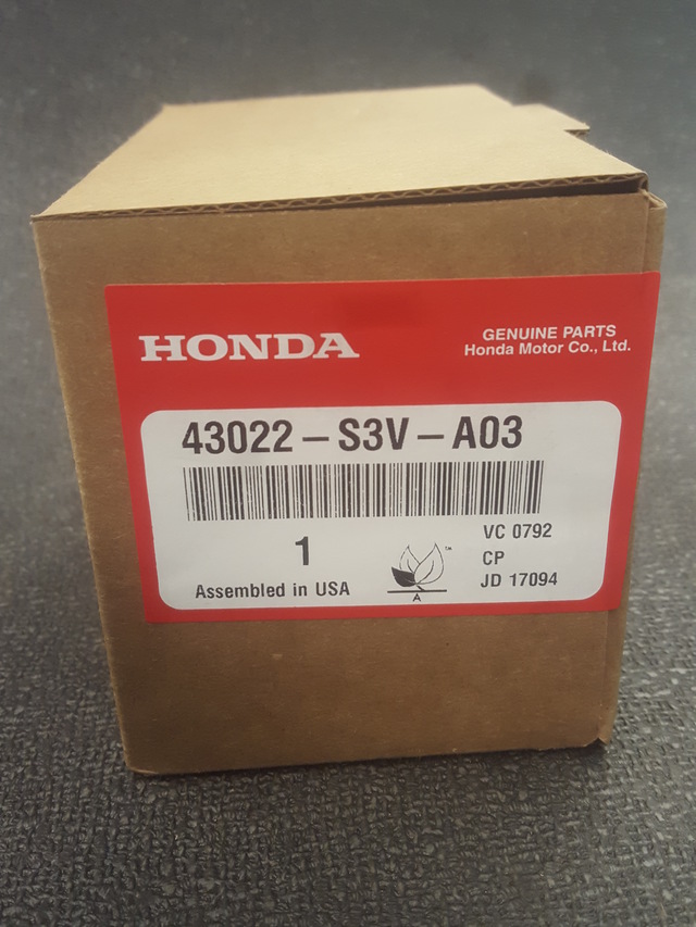 リオ② 43022-S3V-A03 - Pad Set Rear (AXS38 | Genuine Honda Parts