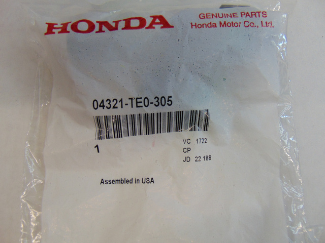 Connector (2P 110F) 04321-TE0-305 | Genuine Honda Parts