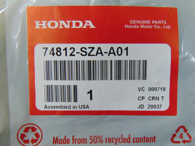 74812-SZA-A01 - 2010-2015 Honda Pilot - Switch Assembly Tailgate