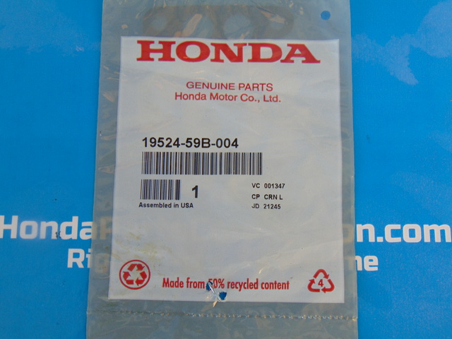 19524-59B-004 - Engine Coolant Pipe Gasket | Genuine Honda Parts