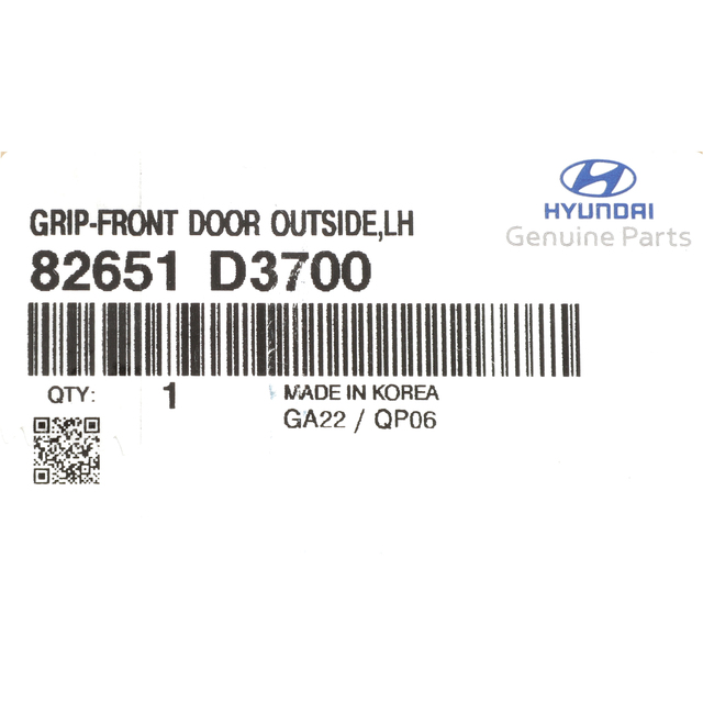 2016-2021 Hyundai Tucson Handle, Outside 82651-D3700 | QuirkParts