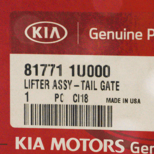 20112013 Kia Sorento OEM NEW 201113 Kia Sorento Base Rear Liftgate