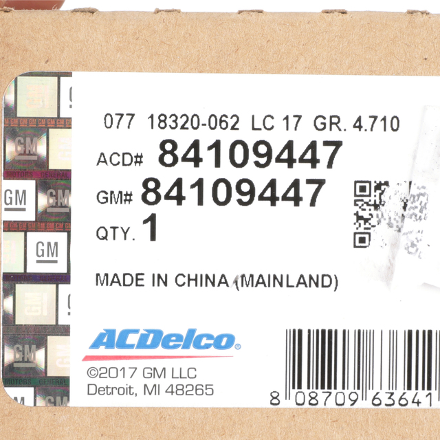 Aazon.co: ACDelco G Original Equipent 84109438 Black Carbon Trailer - View #8