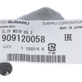 OEM NEW 2014-2018 Subaru Clip Weatherstrip D5.2 909120058