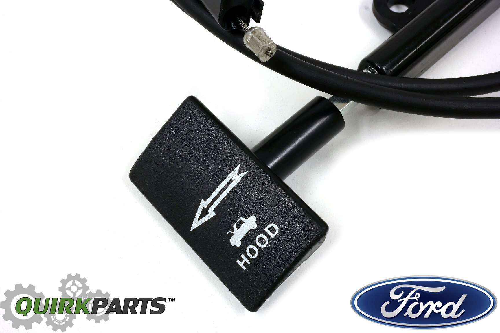 19921996 Ford 19921996 Ford E150 E250 E350 Econoline Hood Latch Release Pull Handle Cable OEM