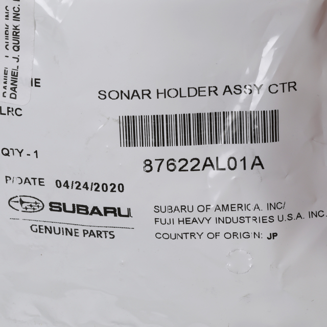 OEM Subaru Outback Rear Parking Assist Sonar Sensor – 87621AL01A (2017-2019 W/ Eyesight)
