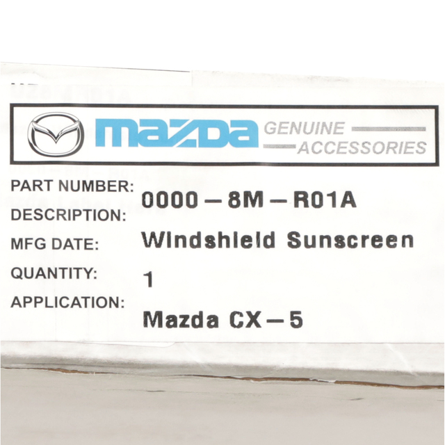 OEM NEW 132016 Mazda CX5 Sport Touring Silver Windshield Sunscreen