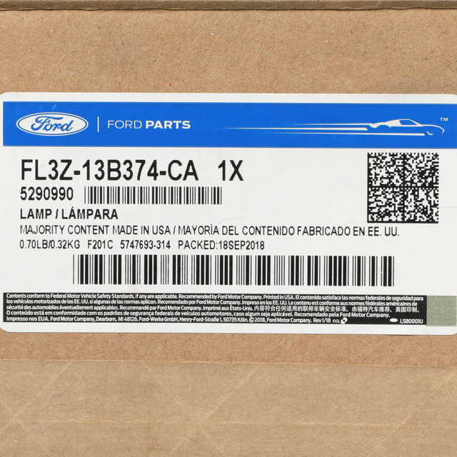 20152020 Ford Signal Lamp FL3Z13B374CA QuirkParts
