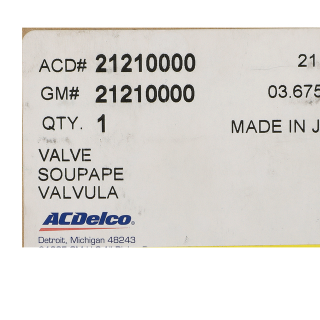21210010 - Genuine GM Hose, Secondary Air Injection Switch Valve - View #14
