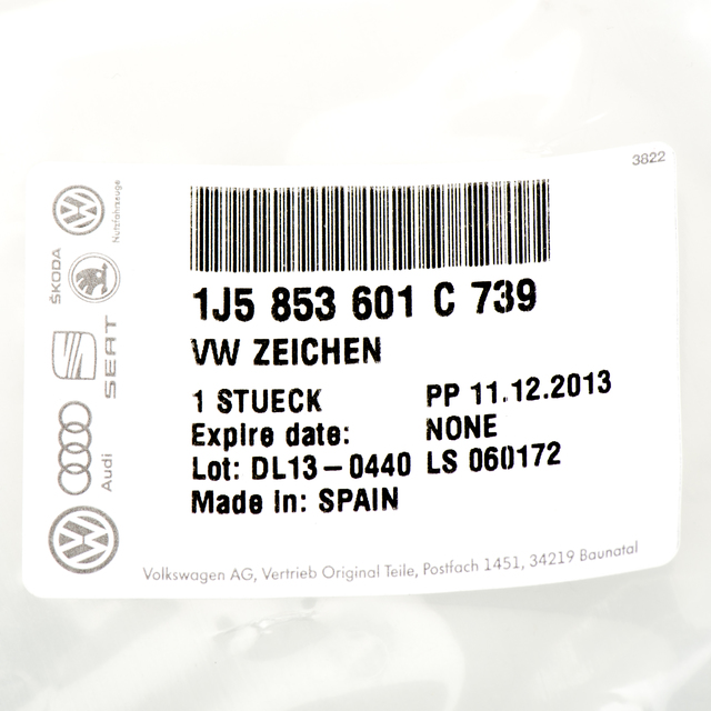 1999-2005 Volkswagen Jetta OEM NEW 1999-2005 VW Volkswagen