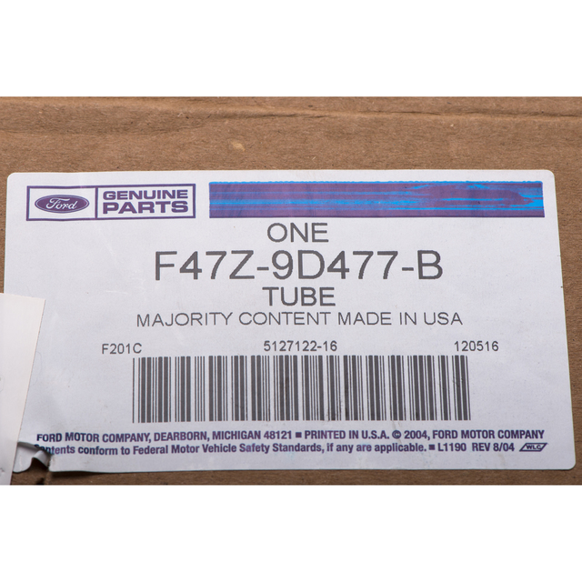 Genuine Ford EGR Valve Tube 4L8Z-9D477-CA - OEM Replacement For Exhaust Manifold Connection