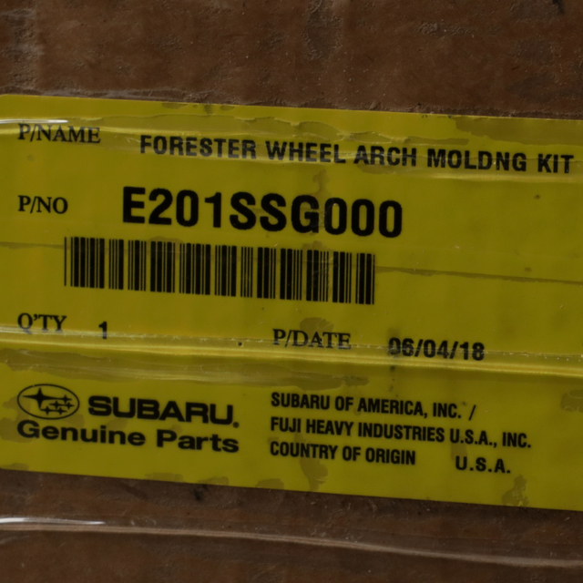 OEM 20162018 Subaru Forester Wheel Arch Molding Fender Flare Kit NEW