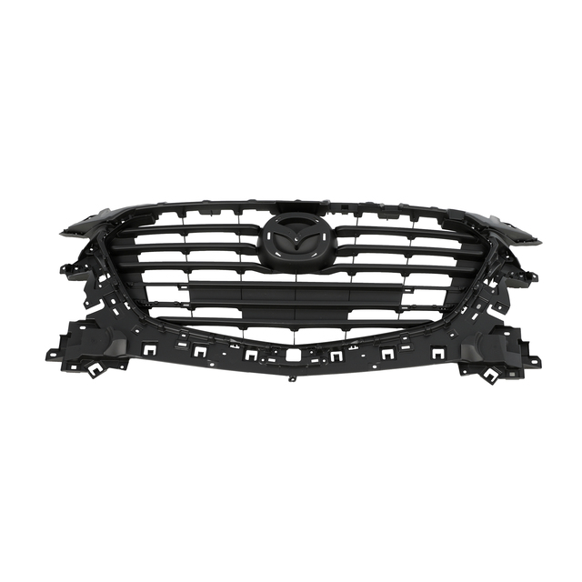 OEM NEW 2017-2018 Mazda 3 Front Black Silver Grille Upper