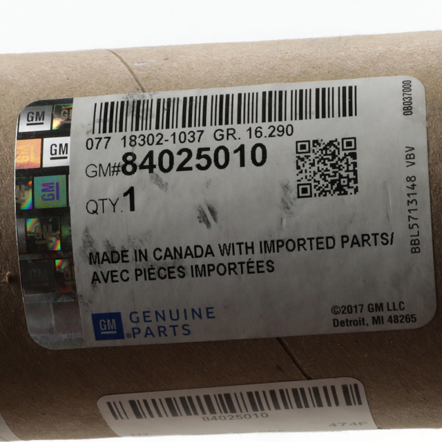 Genuine GM Belt Molding 84025010