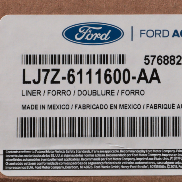 20202024 Lincoln Corsair OEM NEW Ford Cargo Lincoln Corsair Area Protector Behind 2Nd Row Lj7Z
