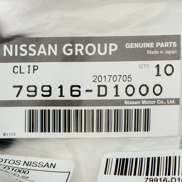 Clips De Tablette Arrière Voiture - Lot De 2 Pour Nissan Kicks, Versa, Note, Micra - Remplacement 79916-D1000