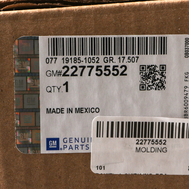 2014-2020 GM Wheel Arch Molding 22775552 | QuirkParts