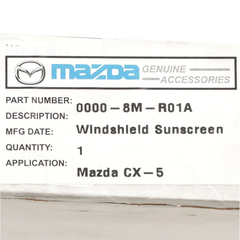 OEM NEW 13-2016 Mazda CX-5 Sport Touring Silver Windshield Sunscreen