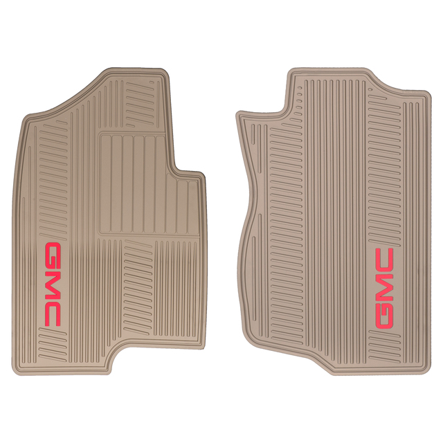 2007 2012 Gmc Yukon Front Premium All Weather Floor Mats Cashmere
