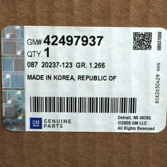 GM OEM Front Lower Grille Assembly For 2017-2019 Chevy Bolt EV - Part #42497937