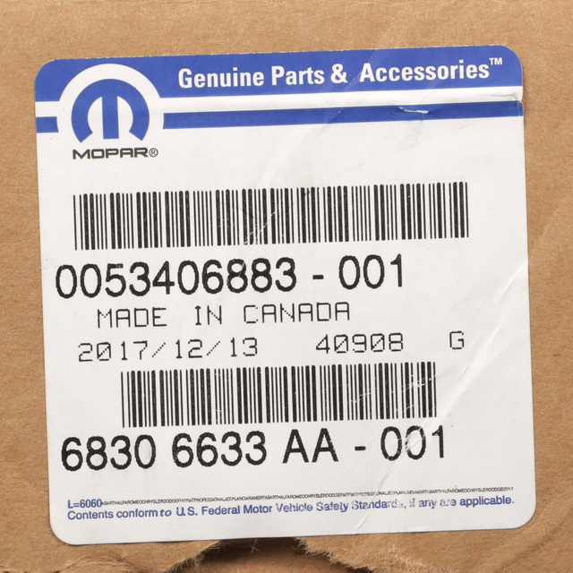 2018-2023 Mopar Base Cable And Bracket Antenna 6ZP28KXJAA | QuirkParts