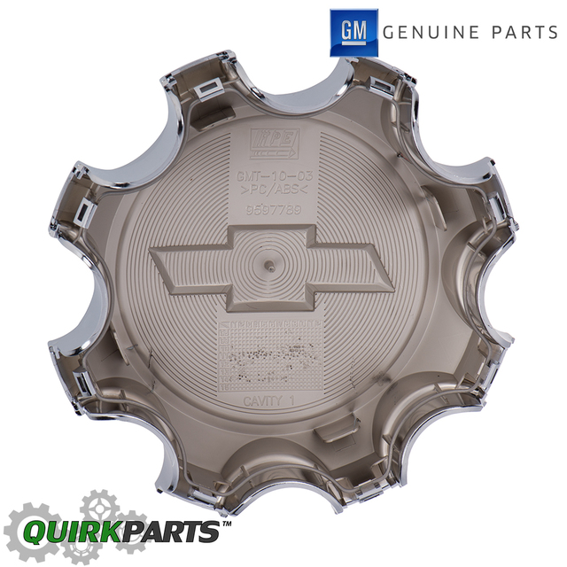 20152019 Chevrolet Wheel Center Caps, Bowtie Logo 19329235 QuirkParts