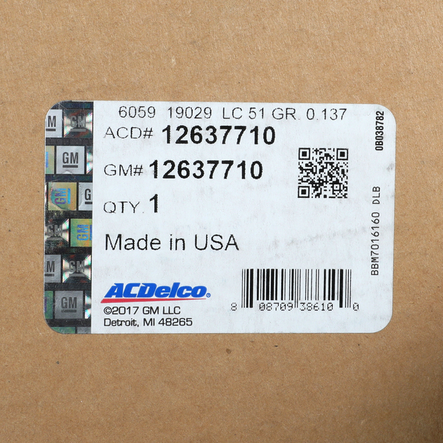 Paraolio Posteriore Albero Motore 12637710 - Per GMC, Buick, Cadillac, Chevy, Pontiac 3.6L, Nuovo
