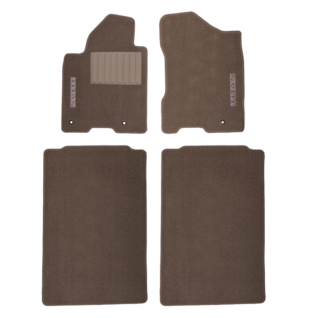 20102015 Nissan TITAN Floor Mats, Carpet 999E2WUH11BE QuirkParts