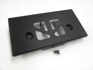 AUXITO Front License Plate Bracket For 2005–2019 Nissan Frontier – Steel Bumper, Black Textured