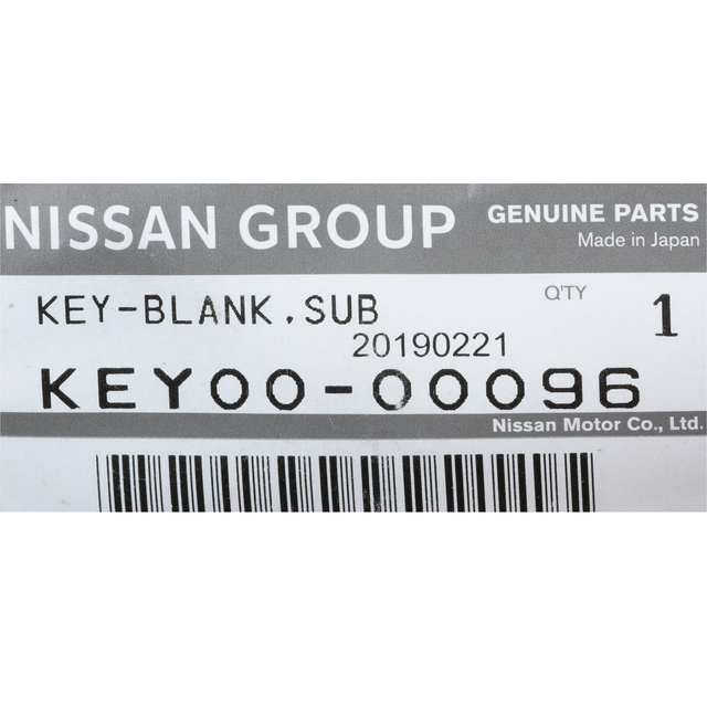 Key Blank Sub KEY00-00096 | QuirkParts