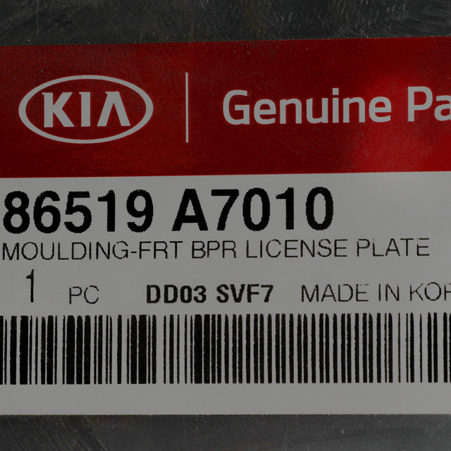 20142016 Kia OEM NEW 20142016 Kia Forte Forte5 Front Bumper License