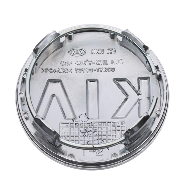 Genuine Kia OEM Wheel Hub Center Cap – Chrome With Kia Logo – For 2015 K900 (Part #52960-3T300)